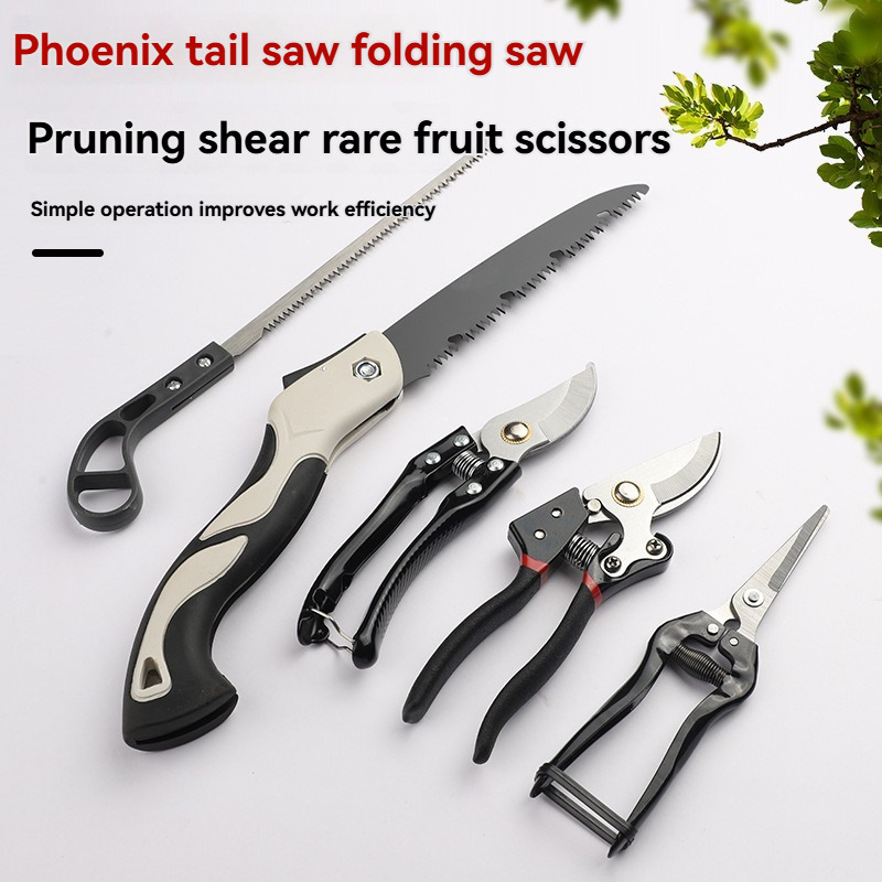 Gardening Tools Knife - 접이식 톱이 포함된 정원용 전정가위 세트,