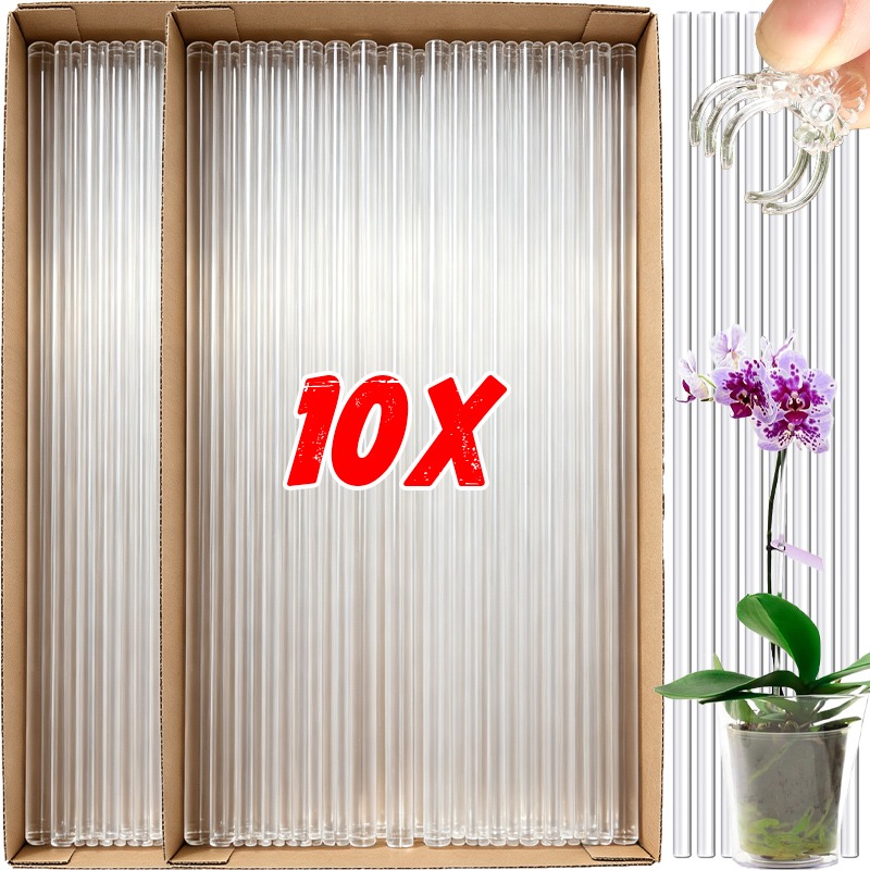 Orchid Potting Mix - 재사용 가능한 투명 꽃 지지대 아크릴