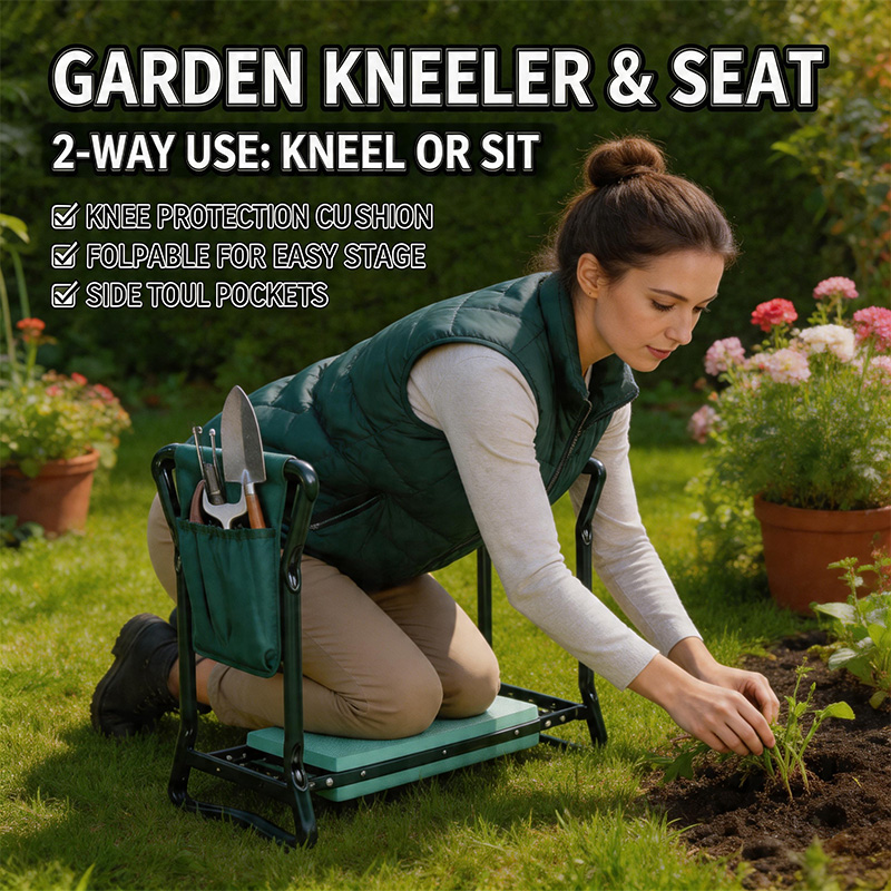 Garden Kneeling Pad - 정원용 무릎꿇이 의자, 접이식 정원용 의자,