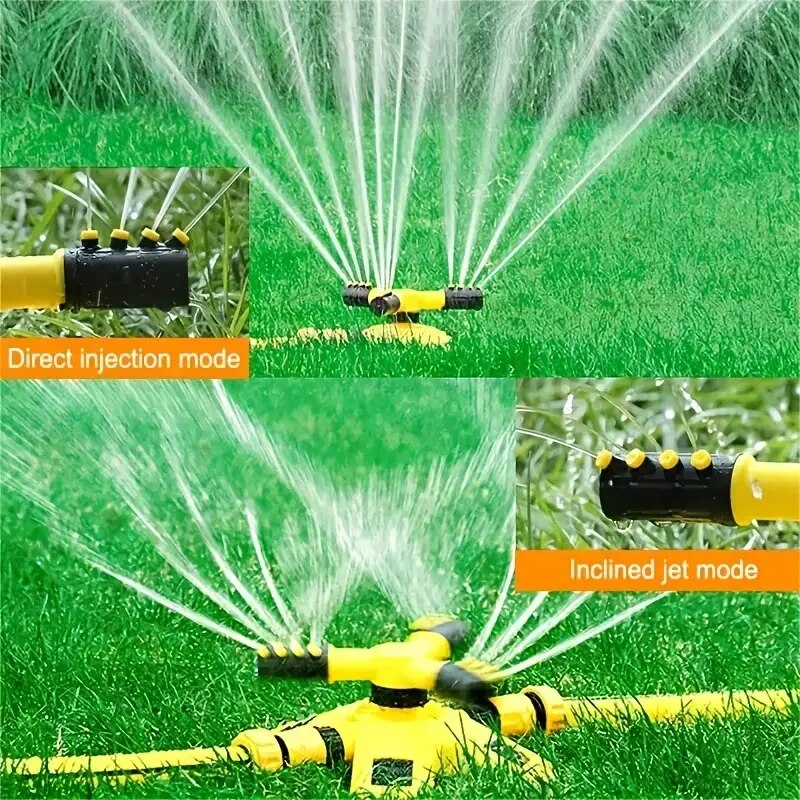 보육원 관개용 360도 자동 회전 스프링클러 헤드, 회 - Gardening Tools Plastic 리뷰 및 가격