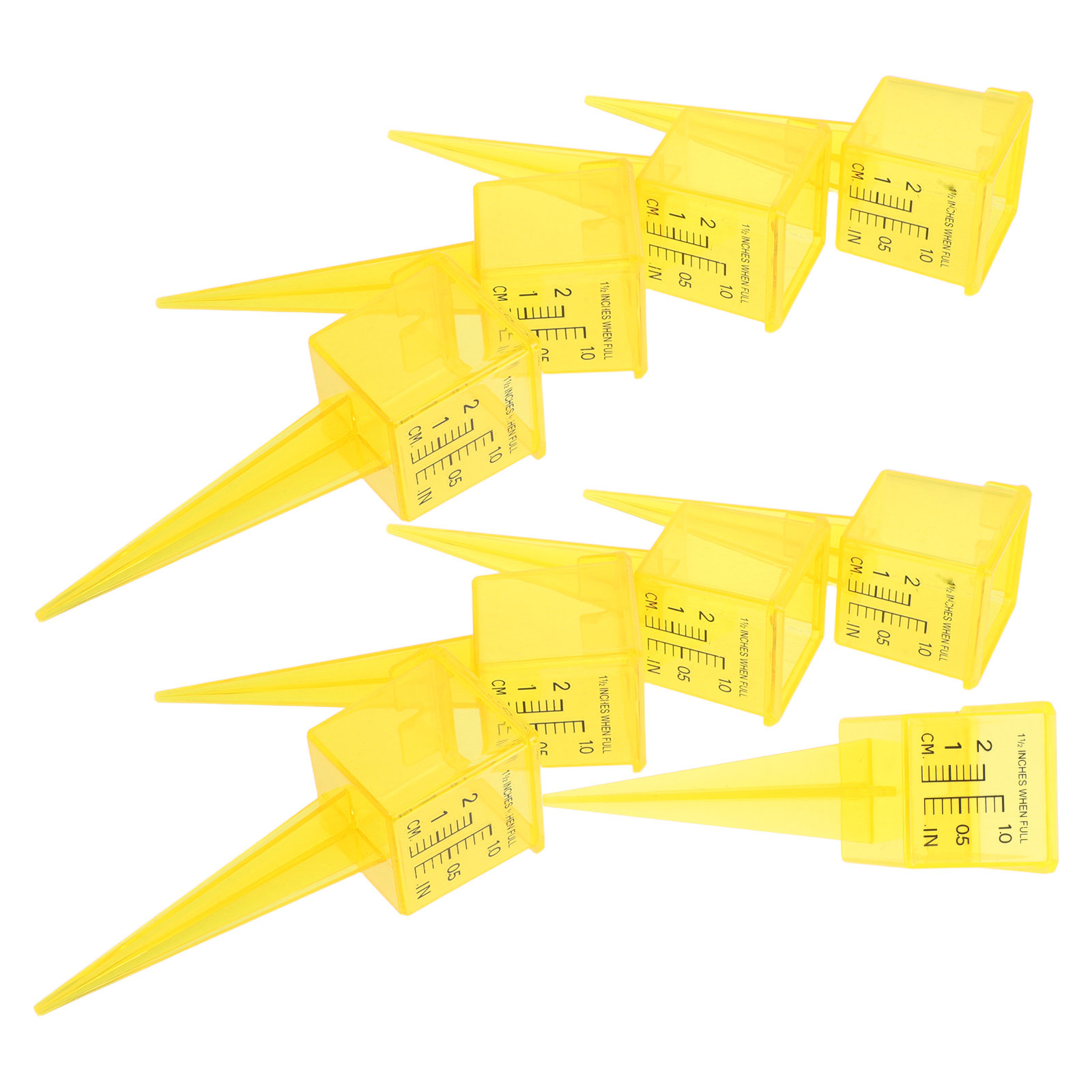 9pcs 야외 레인 게이지 잔디밭 정원 마당 관개 모니 - Gardening Tools Plastic 리뷰 및 가격