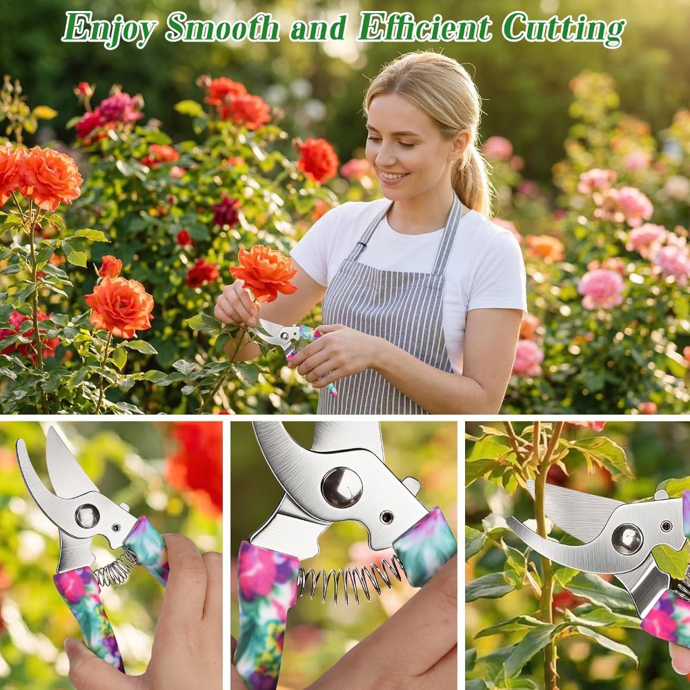 꽃무늬 케이스가 포함된 10종 정원 도구 세트: 특별한 - Gardening Tools Knife 리뷰 및 가격