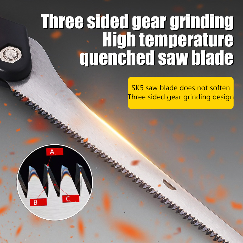 1Pc 수동 접이식 톱 SK5 스틸 원버튼 접이식 디자 - Gardening Tools Sharp 리뷰 및 가격