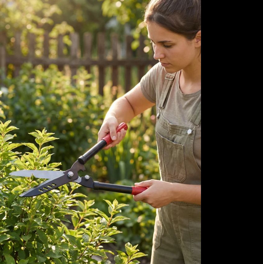 헤비 듀티 클래식 정원 가위 망간강 내구성 있는 빨간  - Gardening Tools Japanese 리뷰 및 가격