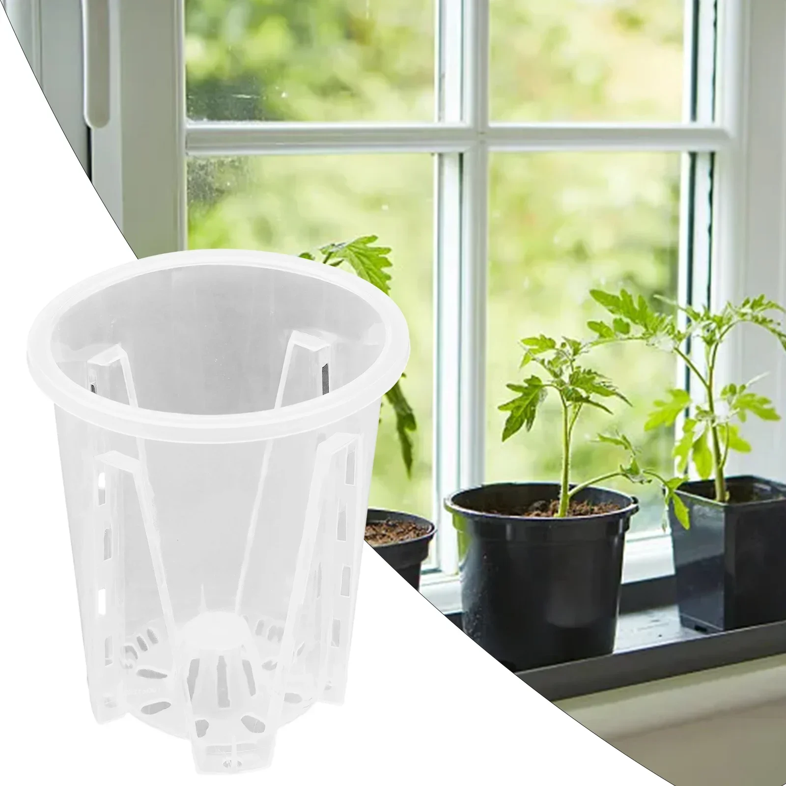 바닥 배수구가 있는 플라스틱 난초 화분, 뿌리 모니터링 - Orchid Potting Mix 리뷰 및 가격