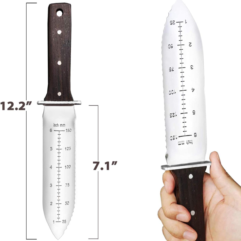 가죽 칼집, 보호용 핸드가드가 포함된 전문가용 호리 정 - Gardening Tools Knife 리뷰 및 가격