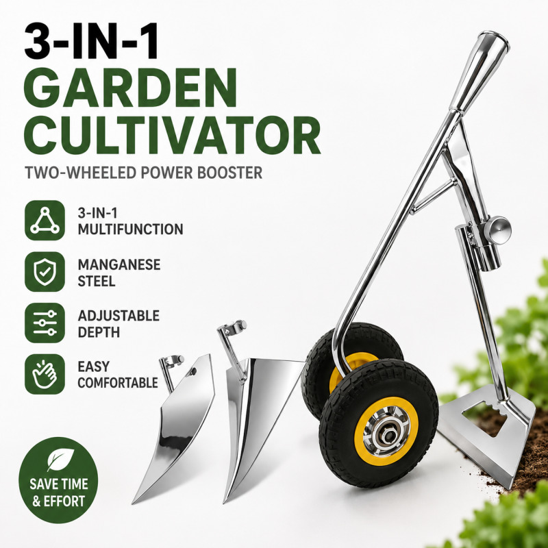 3 in 1 다용도 경운기/정원용 성인 농업용 손 도구 - Gardening Tools Japanese 리뷰 및 가격