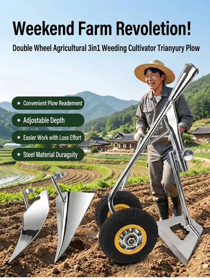3 in 1 다용도 경운기/정원용 성인 농업용 손 도구 - Gardening Tools Japanese 리뷰 및 가격