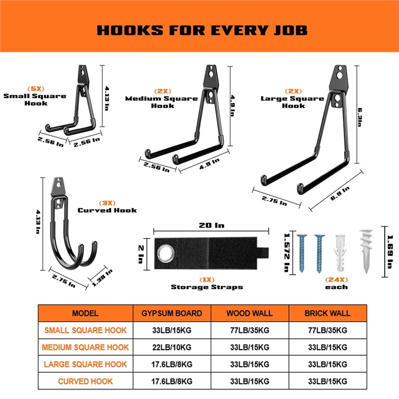 【빅딜】다양한 크기의 벽걸이형 공구 걸이, 정원용 공구 - Gardening Tools Deals 리뷰 및 가격