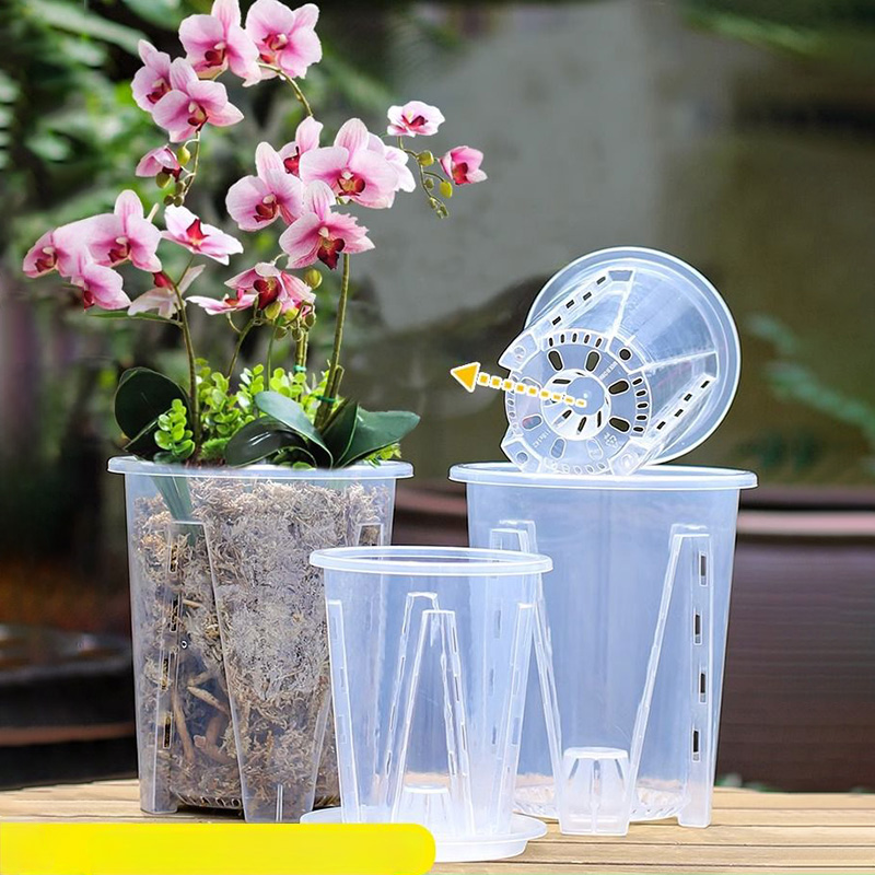 난초 식물 재배 화분, 투명 흰색 두꺼운 화분, 통기성 - Orchid Potting Mix 리뷰 및 가격