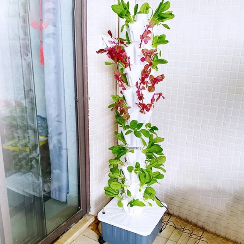 온실 정원 무토양 재배 타워 수직 수경 재배 시스템 일 - Gardening Tools Japanese 리뷰 및 가격