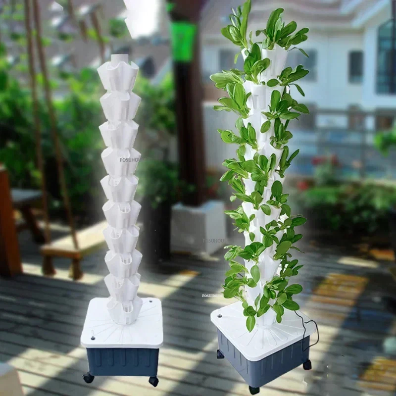 온실 정원 무토양 재배 타워 수직 수경 재배 시스템 일 - Gardening Tools Japanese 리뷰 및 가격